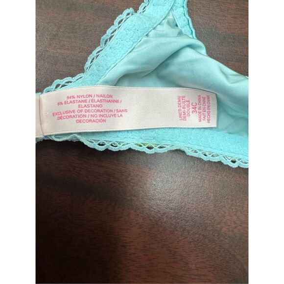 Victoria’s Secret Multicolored Lined Demi Bra Size 34C - Picture 5 of 5